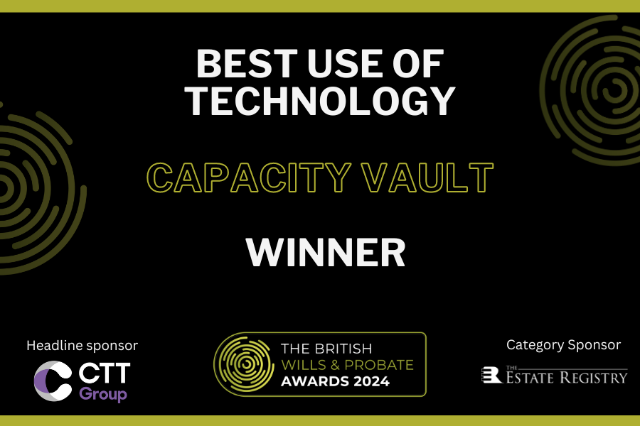 BWAPAwards 2024 Best Use of Technology Capacity Vault Winner