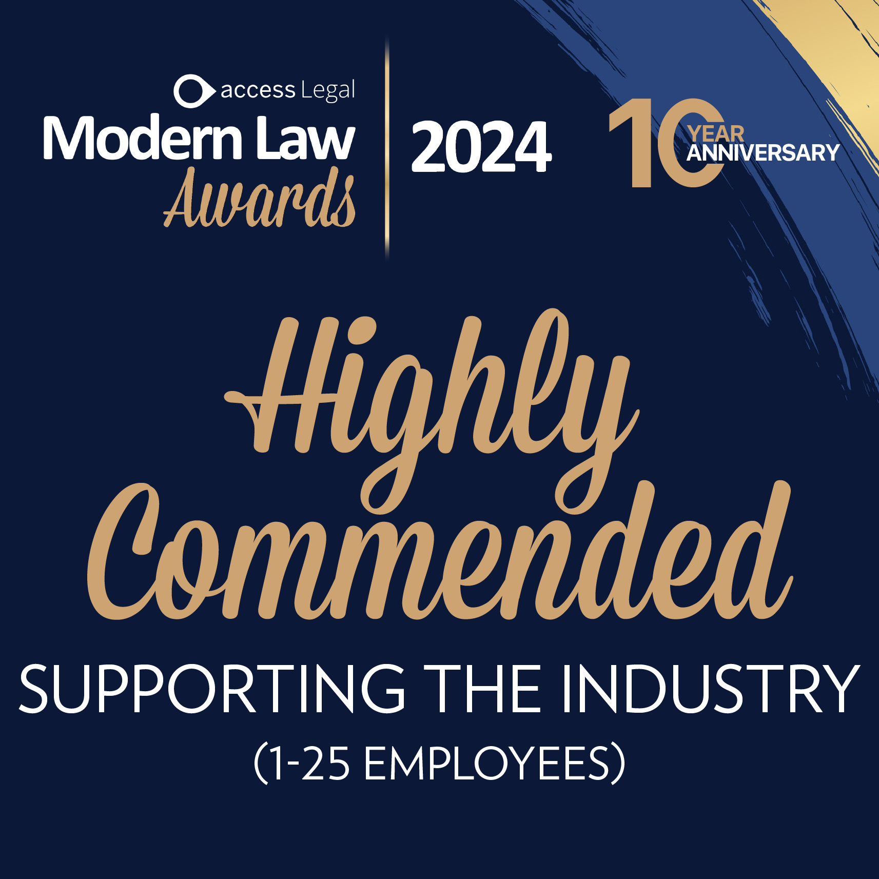 MLA 2024 Highly Commended Supporting the Industry